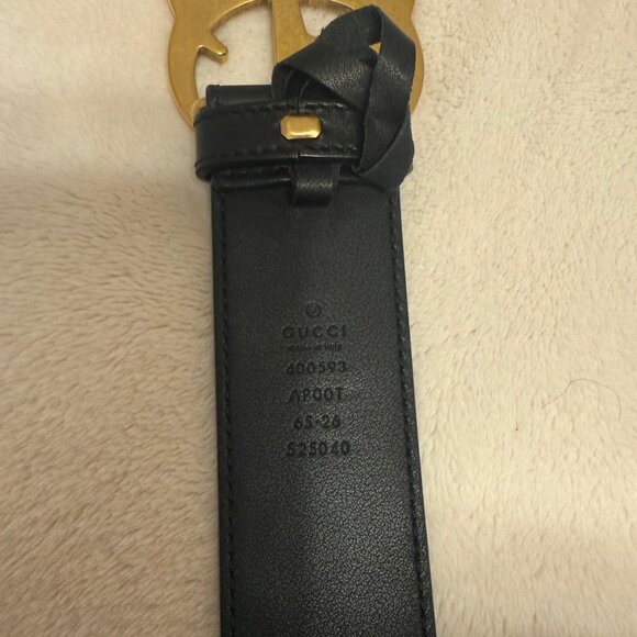 Gucci Belt Double G buckle Calfskin Leather Blet For Women